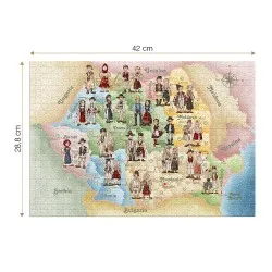 Joc Puzzle Costume Traditionale, 240 piese - D-Toys