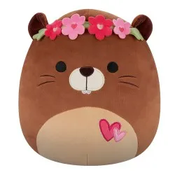 Jucarie de Plus Castorul Chip cu Inimioare 19cm - Squishmallows