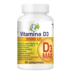 Justin Pharma Vitamina D3 5000UI -comprimate x 40