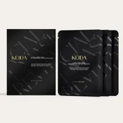 Set 10 masti de fata tip șervețel Keida Black Euphoria hidratante și antirid pentru toate tipurile de ten, 23ml