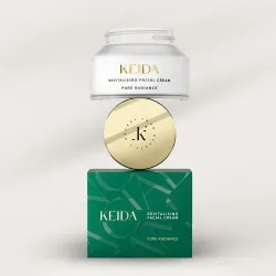 Crema de fata revitalizanta antiacnee Keida Pure Radiance pentru tenul gras acneic, 50ml