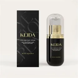Crema pentru cearcane Keida Black Euphoria cu vitamina C cafeina si colagen hidrolizat, 30ml