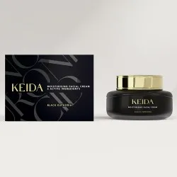 Crema hidratanta de fata antirid Keida Black Euphoria cu Retinol si Acid Hialuronic pentru toate tipurile de ten, 55ml