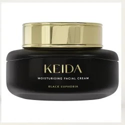 Crema hidratanta de fata antirid Keida Black Euphoria cu Retinol si Acid Hialuronic pentru toate tipurile de ten, 55ml