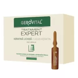 Keratina lichida Tratament Expert, 10 fiole x 10 ml, Gerovital