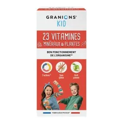 Sirop pentru copii 23 Vitamine, Minerale si Plante cu Gust Mere, 200ml, Granions