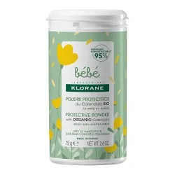 Pudra protectoare pentru bebelusi, 75 g, Klorane Bebe