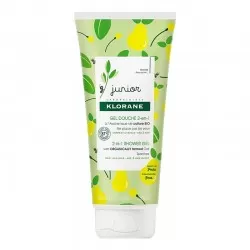 Gel de dus cu aroma de pere, 200 ml, Klorane Junior