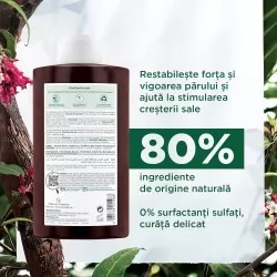 Sampon chinina si floare de colt Bio, 400ml, Klorane