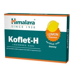 Koflet-H cu aroma de lamaie, 12 comprimate, Himalaya