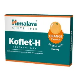 Koflet-H cu aroma de portocale, 12 pastile, Himalaya