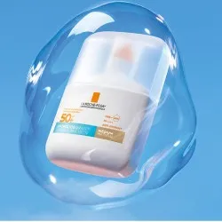 Serum ten cu protectie solara SPF 50+ Nuanta Medium Natural Anthelios UVAir, 50 ml, La Roche-Posay