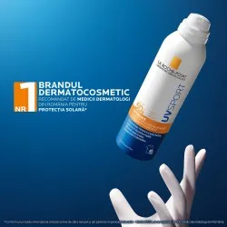 Spray Invizibil SPF50 Anthelios UV Sport, 200ml, La Roche Posay