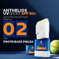 Stick cu protectie solara SPF 50+ Anthelios UVSport, 8 g, La Roche-Posay
