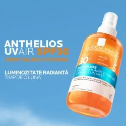 Spray de Corp cu Vitamine SPF30 Anthelios UVAir, 200ml, La Roche Posay
