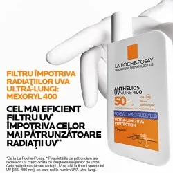 Fluid Anti-pigmentare SPF50+ Protecție solară foarte ridicată împotriva radiațiilor UV și a petelor pigmentare Anthelios UVMune 400, 50ml, La Roche-Posay