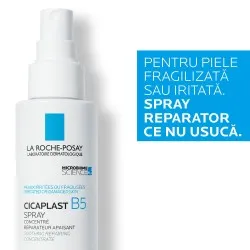 Cicaplast B5 Spray Concentrat Reparator Calmant, 100ml, La Roche Posay
