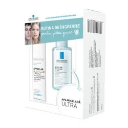 La Roche Posay Effaclar Duo Crema Corectoare Anti-imperf. SPF30 x 40 ml + Apa Micelara x 100 ml