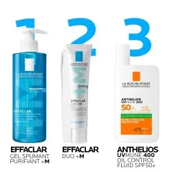 Gel Crema Corector cu Tripla Actiune Effaclar Duo+M, 40ml, La Roche Posay