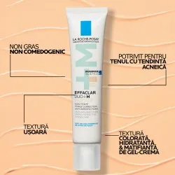 Crema corectoare uniformizatoare Effaclar Duo(+), Nuanta Light, 40 ml, La Roche-Posay