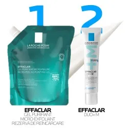 Rezerva Gel purifiant micro-exfoliant pentru imperfectiuni Effaclar, 400 ml, La Roche-Posay