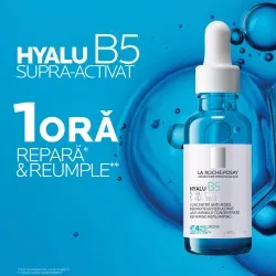 Serum Supra-activat cu Acid Hialuronic Hyalu B5, 30ml, La Roche Posay