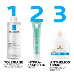 Crema Intens Hidratanta Hydraphase HA Riche, 40ml, La Roche Posay