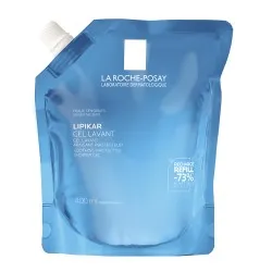 Pachet Gel de Spalare Piele Sensibila, 400ml + Refill, 400ml, La Roche Posay Lipikar