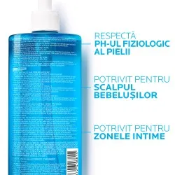 Pachet promotional Lipikar gel de spalare 400ml, Rezerva de reumplere 400ml + Lipikar Baume 15ml, La Roche Posay