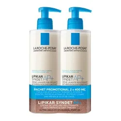 Gel de Spalare Lipikar Syndet AP+, 400ml (1+1 Pachet Promo), La Roche Posay