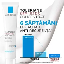 Crema anti-scuame hidratanta si calmanta pentru ten, 40ml , Kerium DS Concentrat, La Roche Posay