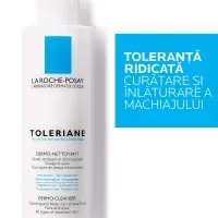 Lapte demachiant si de curatare pentru tenul intolerant si sensibil Toleriane, 200ml, La Roche-Posay
