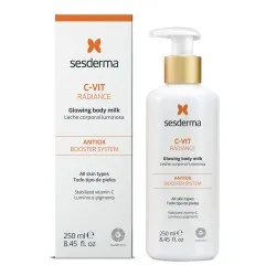 Lapte de corp cu particule stralucitoare C-Vit Radiance, 250 ml, Sesderma