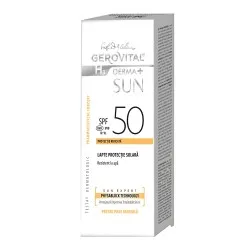 Lapte pentru protectie solara cu SPF 50 H3 Derma+ Sun, 150 ml, Gerovital