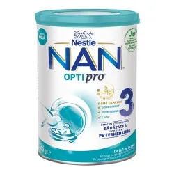 Lapte praf Nan 3 Optipro Premium +12 luni, 400g, Nestle