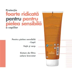 Lapte protectie solara pentru copii cu SPF50+, 100 ml, Avene