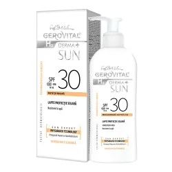 Lapte protectie solara SPF 30 H3 Derma+ Sun, 150 ml, Gerovital