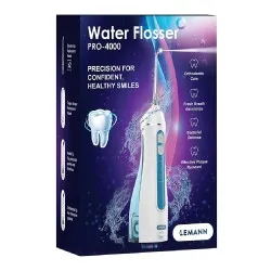 Irigator Oral Profesional Dus Bucal PRO-4000 Portabil Alb-Albastru, Lemann