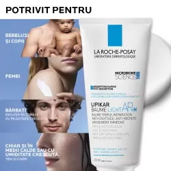Balsam cu absorbtie rapida si tripla actiune Lipikar Light AP+M, 200ml, La Roche Posay