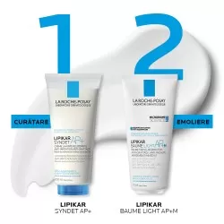 Balsam cu absorbtie rapida si tripla actiune Lipikar Light AP+M, 200ml, La Roche Posay