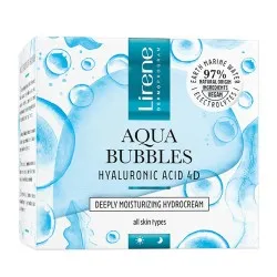 Crema cu Acid Hyaluronic, Aqua Bubbles Hidro, 50ml, Lirene