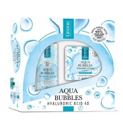 Set Gel Facial Hidratant cu Acid Hyaluronic Aqua Bubbles Hidro, 50ml + Lotiune Tonica, 150ml, Lirene