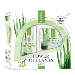 Set Crema Hidratanta Zi/Noapte Power of Plants Aloe, 50ml + Lotiune Tonica, 200ml, Lirene