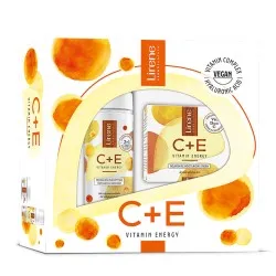 Set Crema Profund Hidratanta Vitamin Energy C+E PRO, 50ml + Spuma Curatare, 150ml, Lirene
