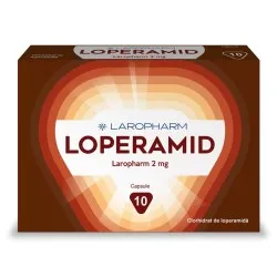 Loperamid, 2 mg, 10 capsule, Laropharm
