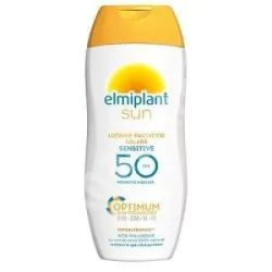 Lotiune cu protectie solara ridicata Sensitive SPF 50 Optimum Sun, 200 ml, Elmiplant