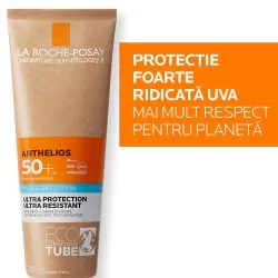 Lotiune Hidratanta cu protectie solara SPF 50+ fata si corp, piele sensibila, 250 ml, Anthelios ECO TUBE, La Roche Posay