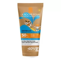 Lotiune WetSkin cu protectie solara pentru copii, SPF 50+, piele sensibila sau uscata, 200 ml, Anthelios Dermo-Pediatrics ECO TUBE, La Roche Posay
