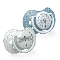 Suzeta Dynamic Botanic Silicon Baiat 0-3 luni 22/869, 2 buc, Lovi