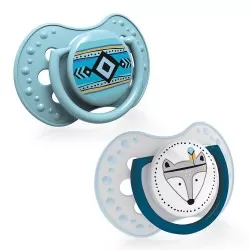 Suzeta Dynamic Indian Summer Silicon Baiat 6-18 luni 22/857, 2 buc, Lovi